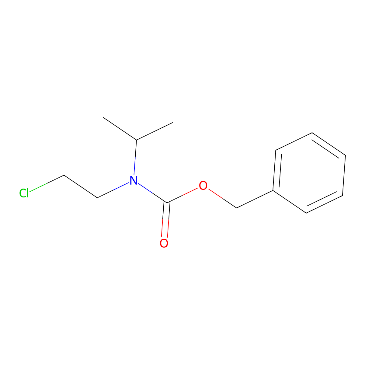 benzyl N-(2-chloroethyl)-N-(propan-2-yl)carbamate molecular structure, CAS 2680730-71-4