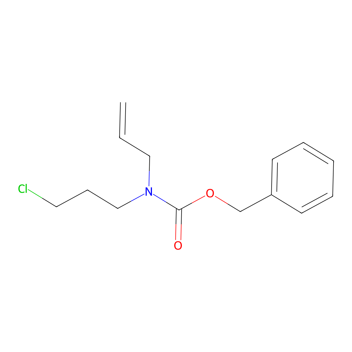 benzyl N-(3-chloropropyl)-N-(prop-2-en-1-yl)carbamate molecular structure, CAS 2680731-58-0