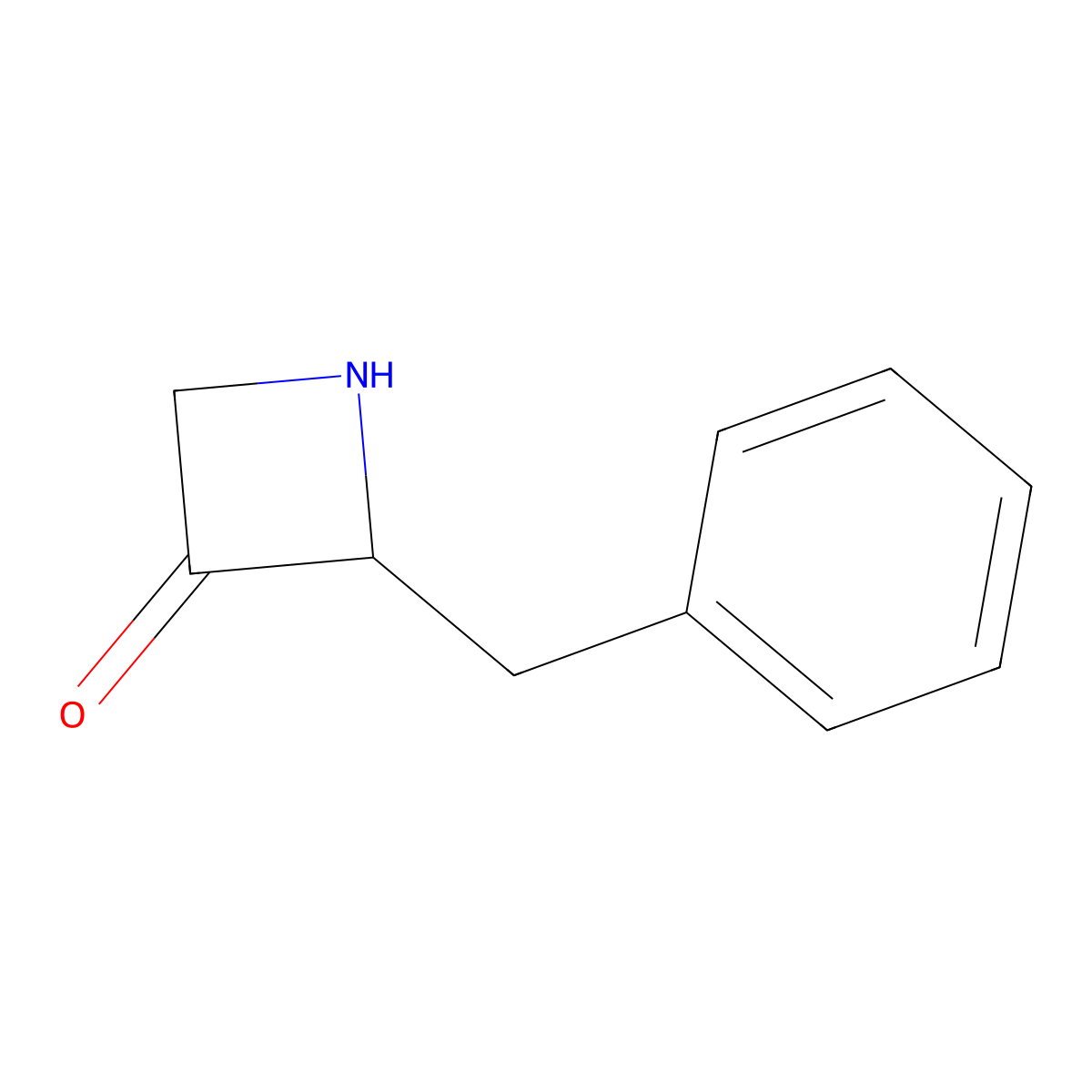 2-Benzylazetidin-3-one molecular structure, CAS 2680732-50-5
