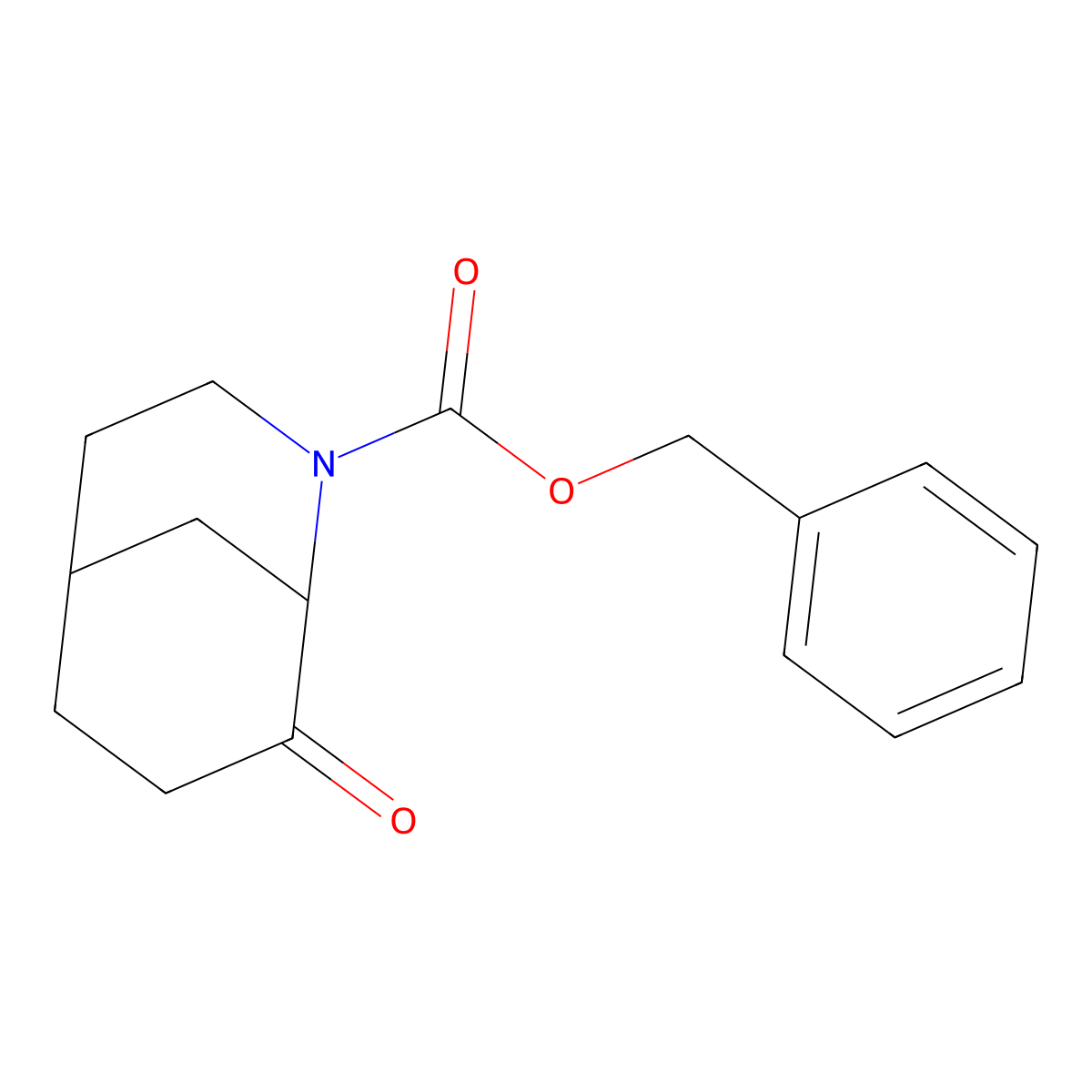 Benzyl 8-oxo-2-azabicyclo[3.3.1]nonane-2-carboxylate molecular structure, CAS 2680734-47-6