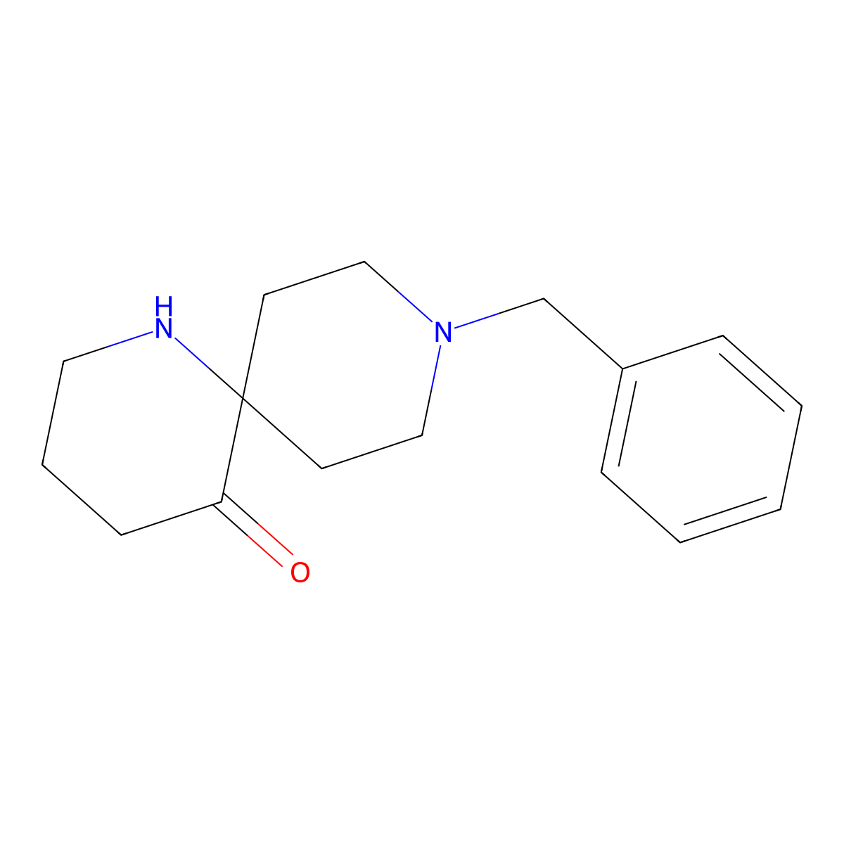 9-Benzyl-1,9-diazaspiro[5.5]undecan-5-one molecular structure, CAS 2680735-15-1