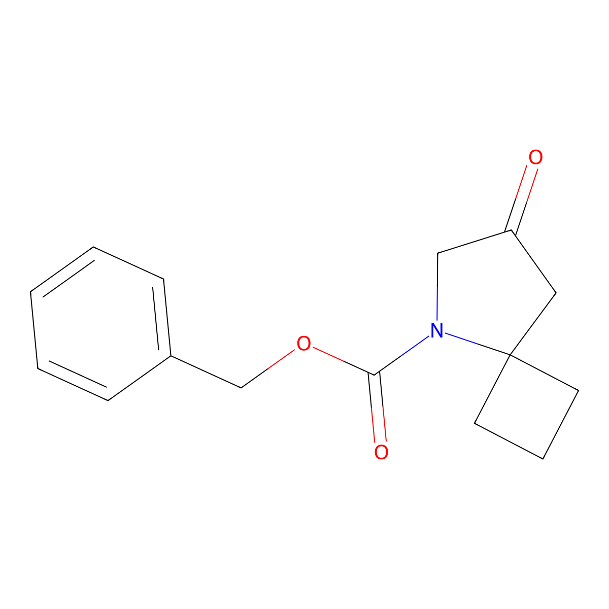 Benzyl 7-oxo-5-azaspiro[3.4]octane-5-carboxylate molecular structure, CAS 2680740-47-8