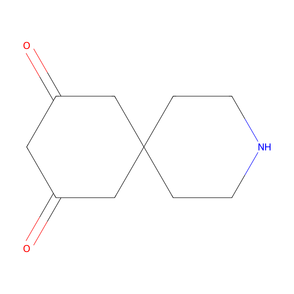 3-Azaspiro[5.5]undecane-8,10-dione molecular structure, CAS 2680745-49-5