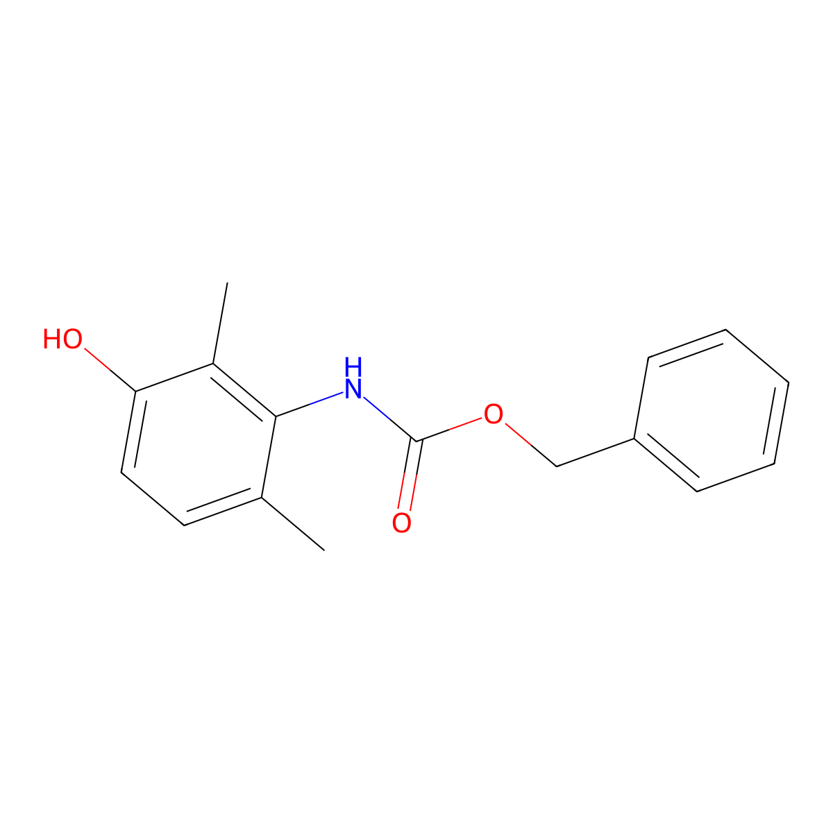benzyl N-(3-hydroxy-2,6-dimethylphenyl)carbamate molecular structure, CAS 2680749-70-4