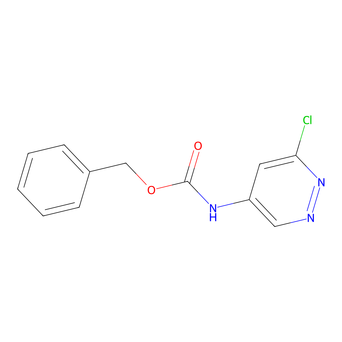 benzyl N-(6-chloropyridazin-4-yl)carbamate molecular structure, CAS 2680750-12-1