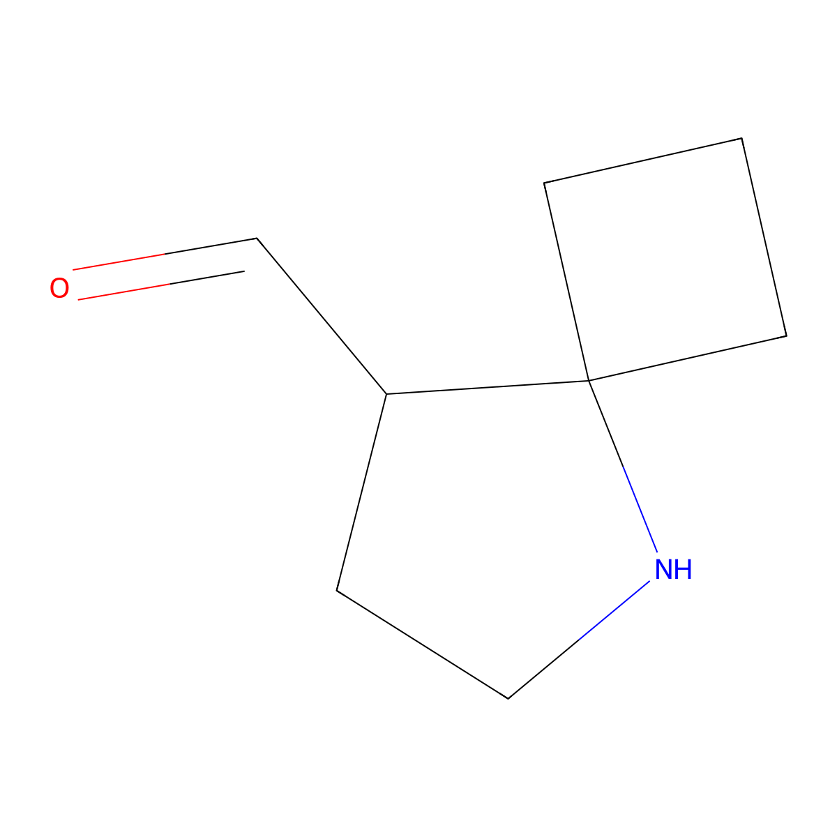 5-Azaspiro[3.4]octane-8-carbaldehyde molecular structure, CAS 2680750-34-7