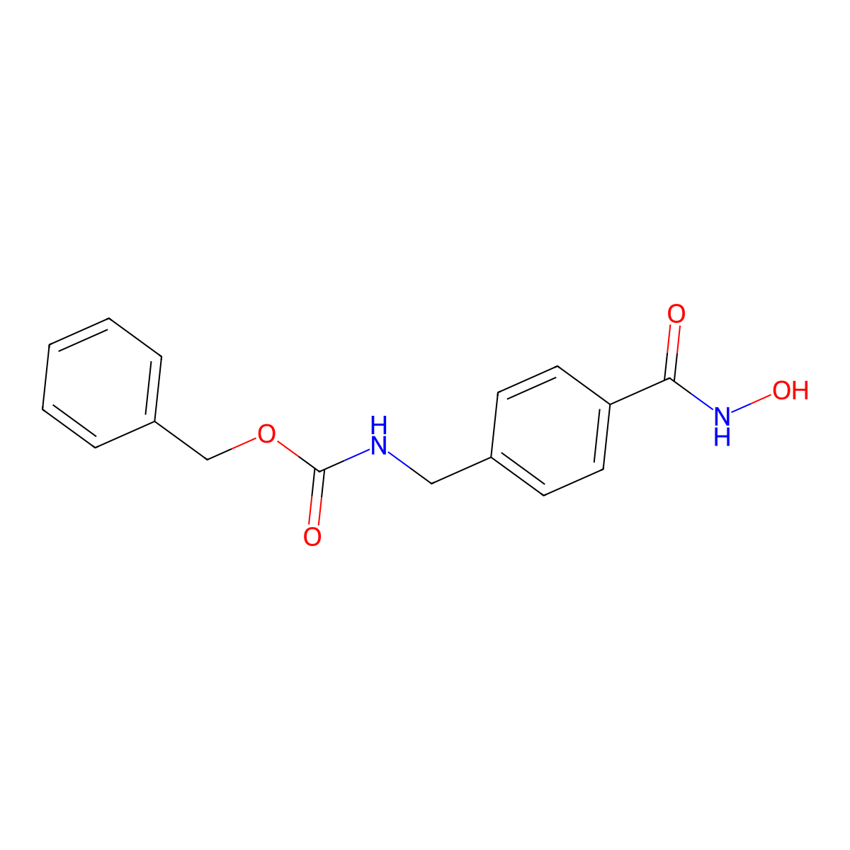 benzyl N-{[4-(hydroxycarbamoyl)phenyl]methyl}carbamate molecular structure, CAS 2680756-66-3