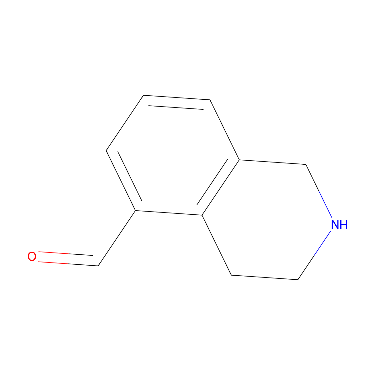1,2,3,4-Tetrahydroisoquinoline-5-carbaldehyde molecular structure, CAS 2680758-73-8