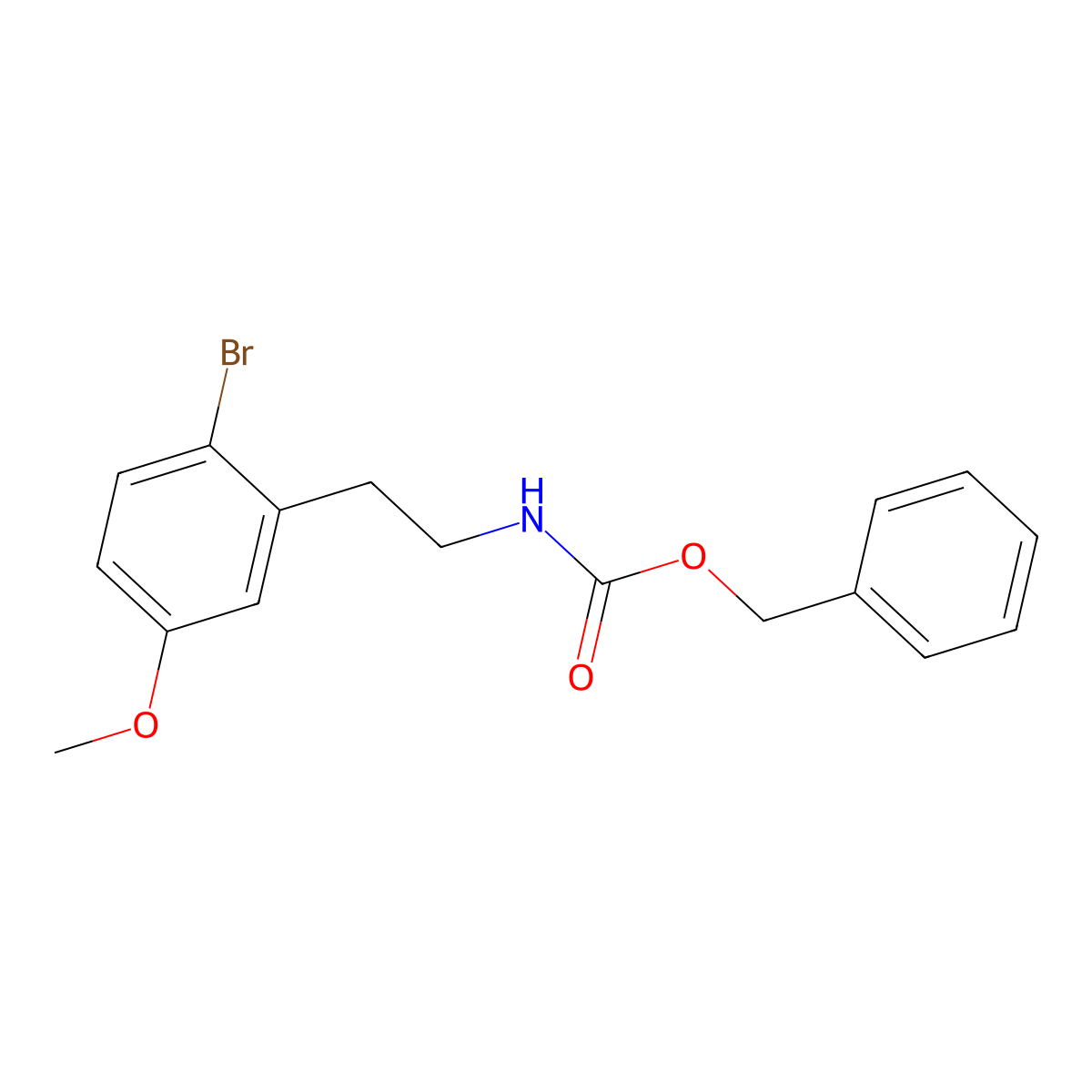 benzyl N-[2-(2-bromo-5-methoxyphenyl)ethyl]carbamate molecular structure, CAS 2680760-86-3