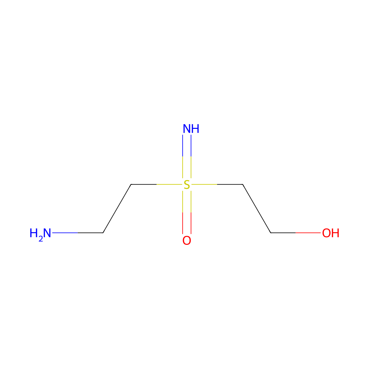 (2-Aminoethyl)(2-hydroxyethyl)imino-lambda6-sulfanone molecular structure, CAS 2680767-33-1