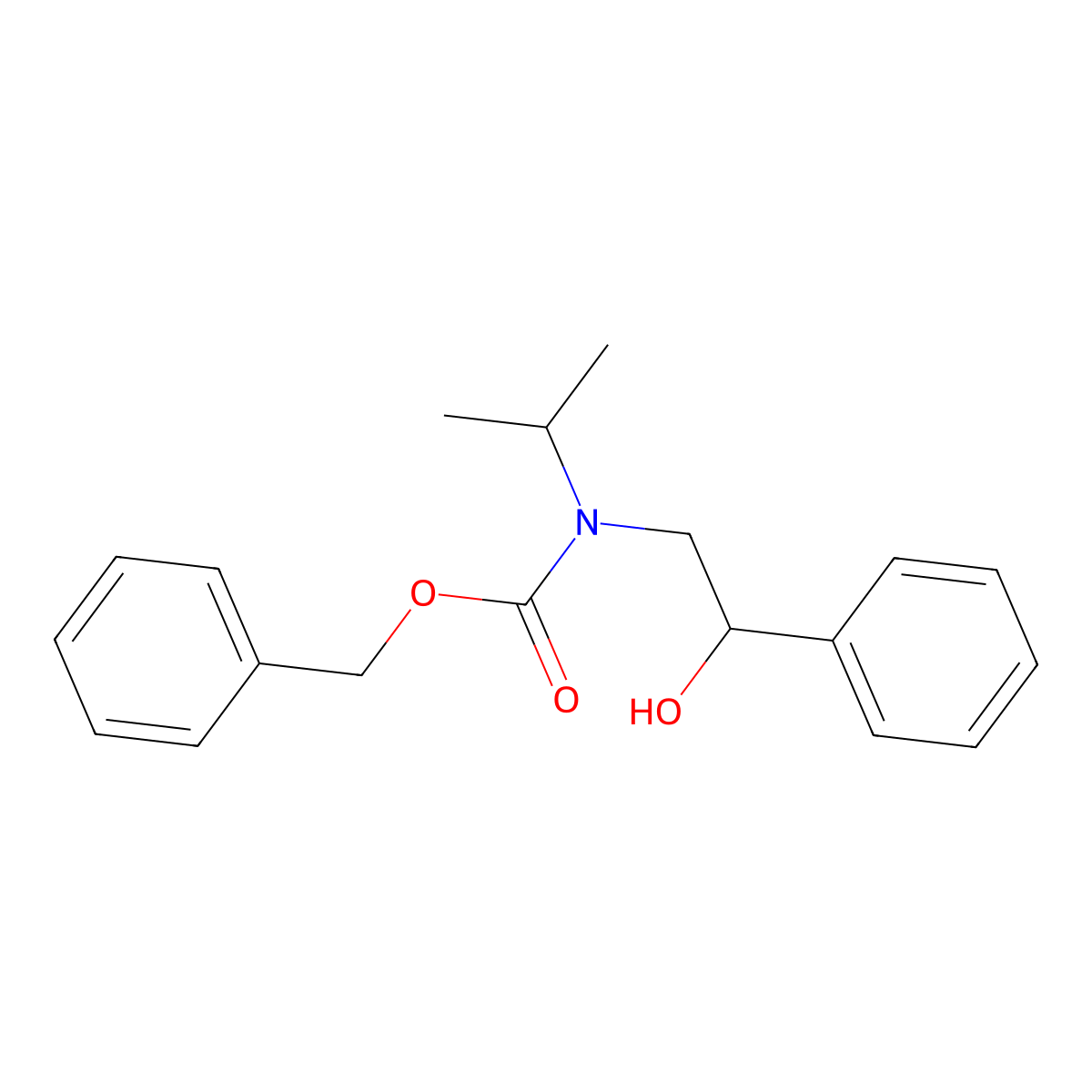 benzyl N-(2-hydroxy-2-phenylethyl)-N-(propan-2-yl)carbamate molecular structure, CAS 2680769-07-5