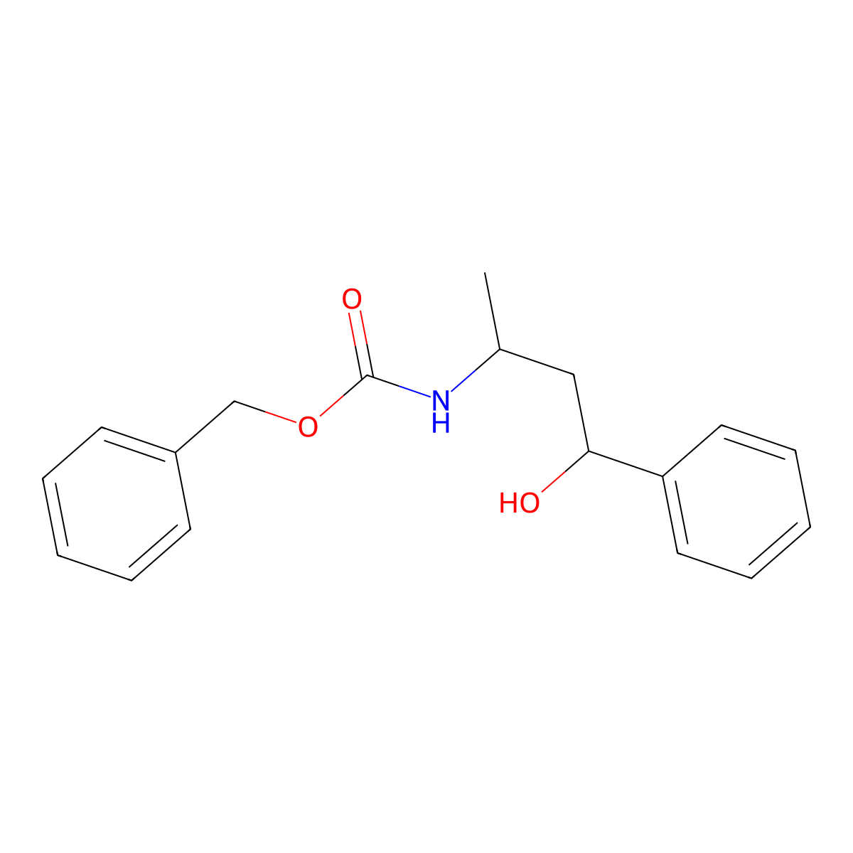 benzyl N-(4-hydroxy-4-phenylbutan-2-yl)carbamate molecular structure, CAS 2680769-61-1