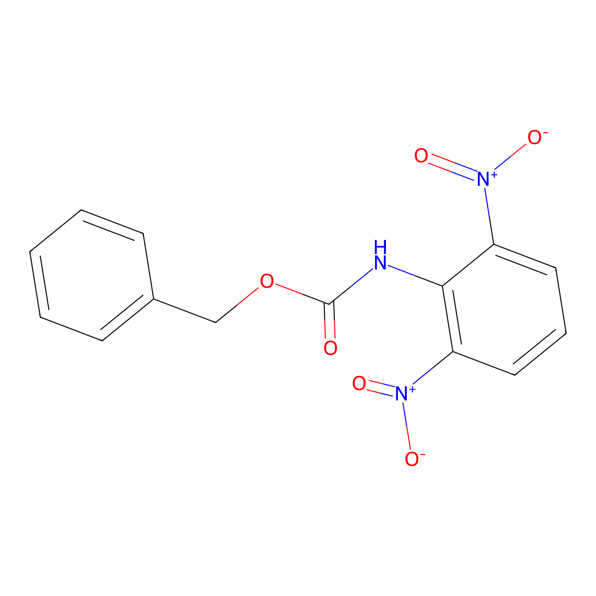 benzyl N-(2,6-dinitrophenyl)carbamate molecular structure, CAS 2680773-80-0