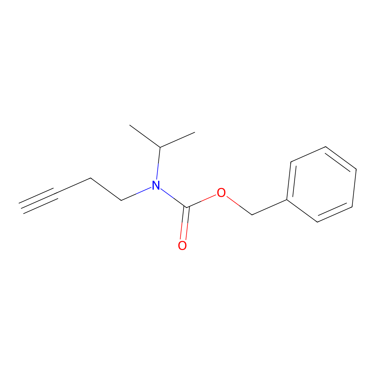 benzyl N-(but-3-yn-1-yl)-N-(propan-2-yl)carbamate molecular structure, CAS 2680774-53-0