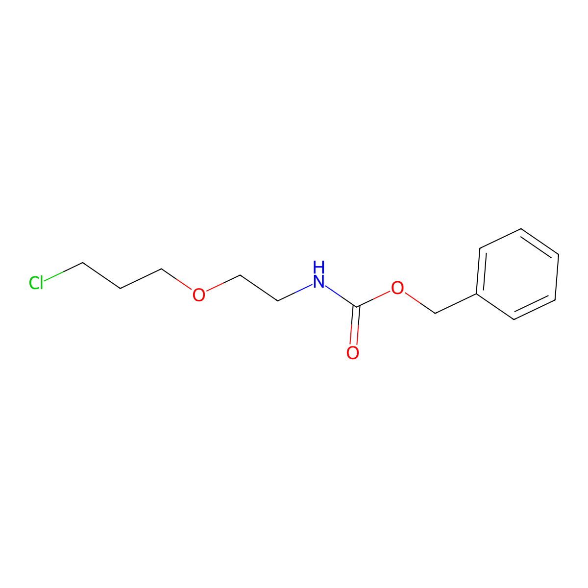 benzyl N-[2-(3-chloropropoxy)ethyl]carbamate molecular structure, CAS 2680776-34-3