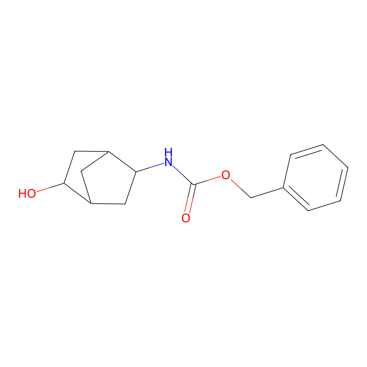 benzyl N-{5-hydroxybicyclo[2.2.1]heptan-2-yl}carbamate molecular structure, CAS 2680778-95-2