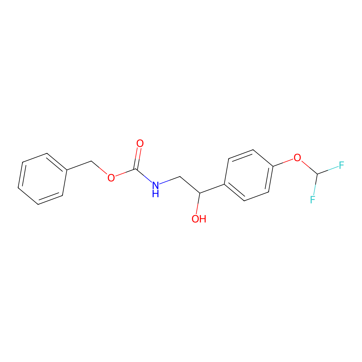 benzyl N-{2-[4-(difluoromethoxy)phenyl]-2-hydroxyethyl}carbamate molecular structure, CAS 2680780-45-2