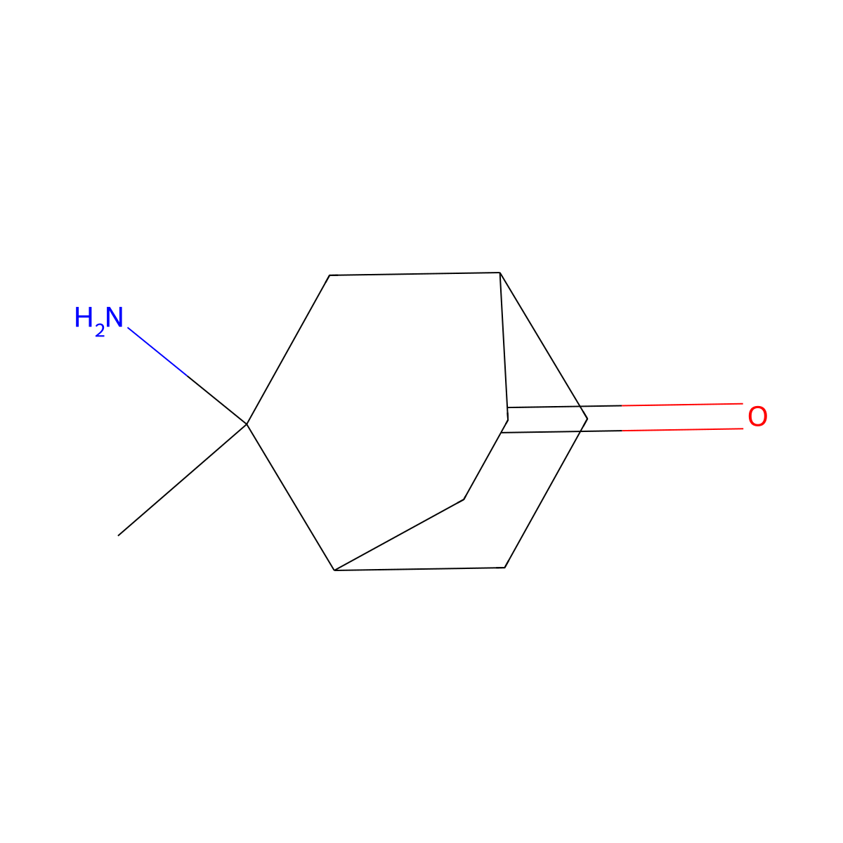 5-Amino-5-methylbicyclo[2.2.2]octan-2-one molecular structure, CAS 2680781-52-4