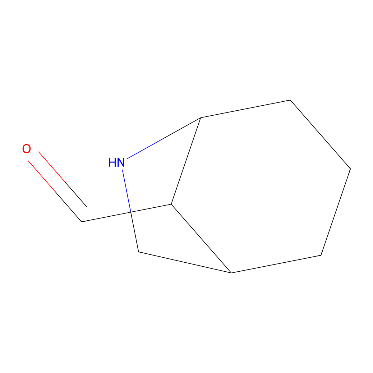 6-Azabicyclo[3.2.1]octane-8-carbaldehyde molecular structure, CAS 2680783-08-6
