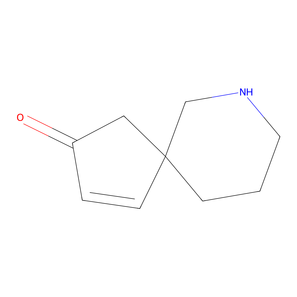 7-Azaspiro[4.5]dec-3-en-2-one molecular structure, CAS 2680787-70-4