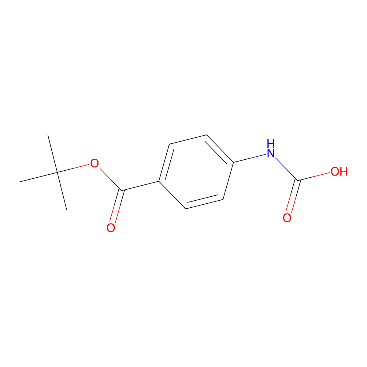 {4-[(Tert-butoxy)carbonyl]phenyl}carbamic acid molecular structure, CAS 2680787-95-3