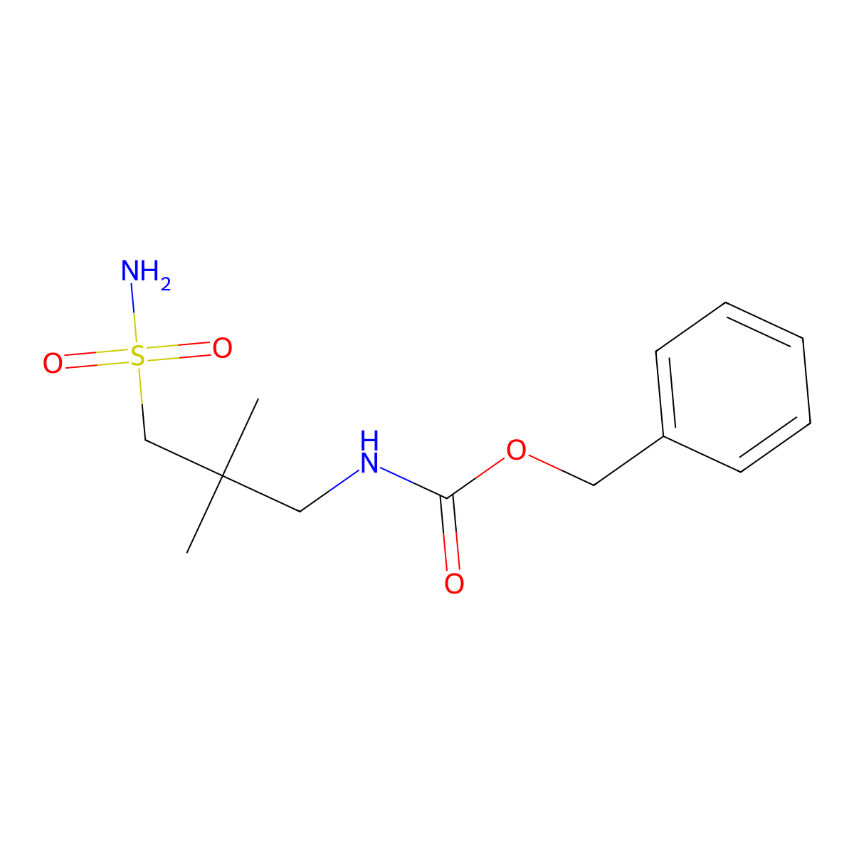 benzyl N-(2,2-dimethyl-3-sulfamoylpropyl)carbamate molecular structure, CAS 2680790-50-3