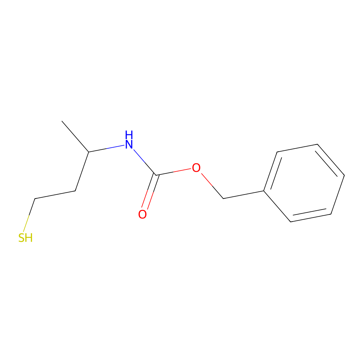 benzyl N-(4-sulfanylbutan-2-yl)carbamate molecular structure, CAS 2680793-68-2