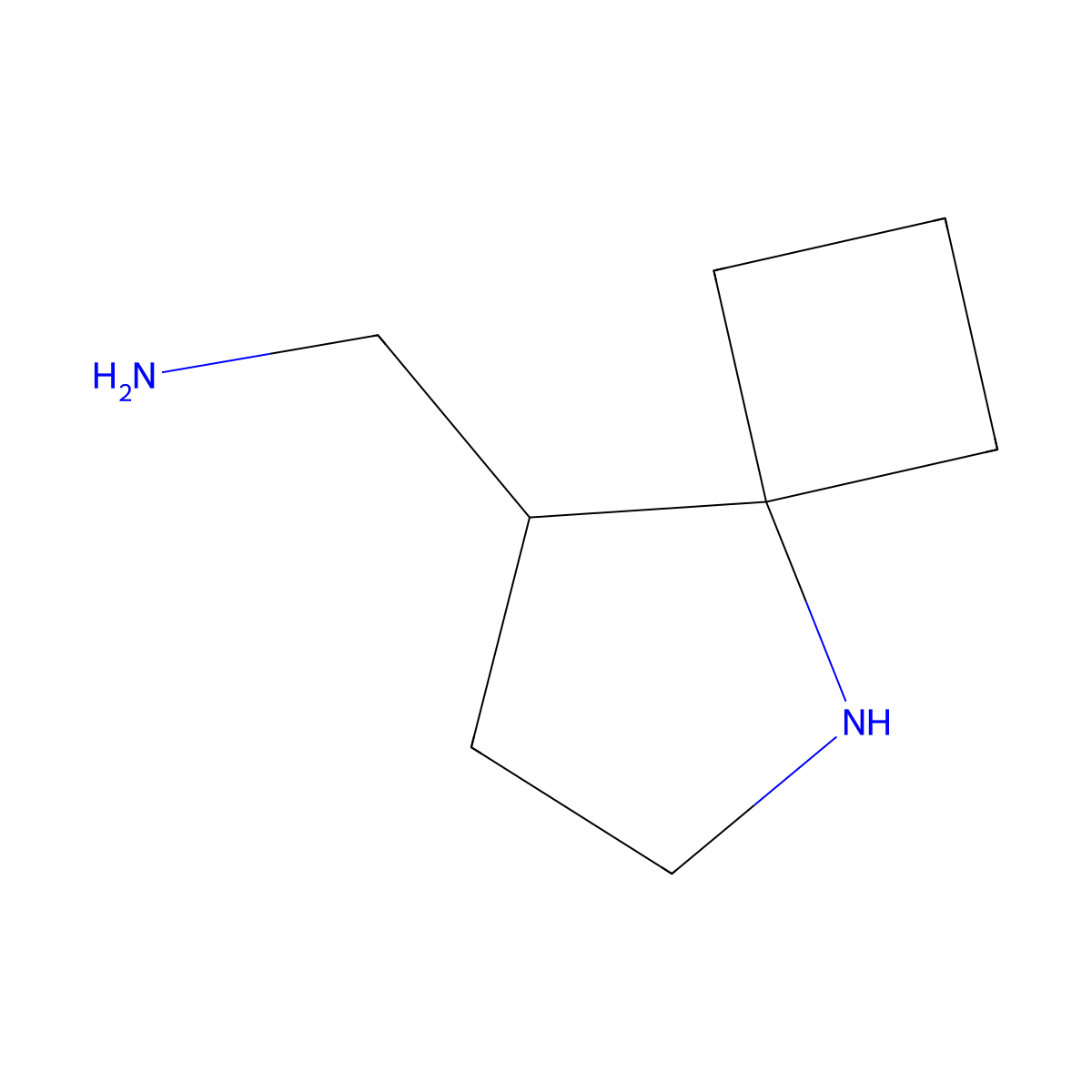 {5-Azaspiro[3.4]octan-8-yl}methanamine molecular structure, CAS 2680795-90-6
