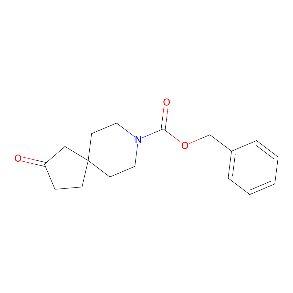Benzyl 2-oxo-8-azaspiro[4.5]decane-8-carboxylate molecular structure, CAS 2680796-66-9
