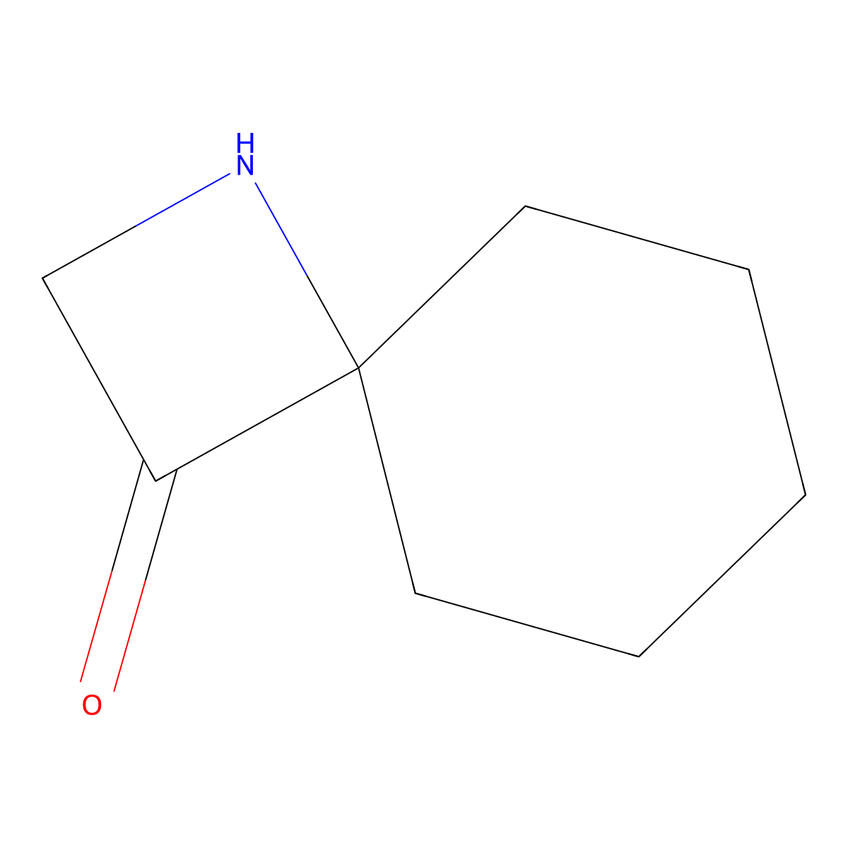 1-Azaspiro[3.5]nonan-3-one molecular structure, CAS 2680800-54-6