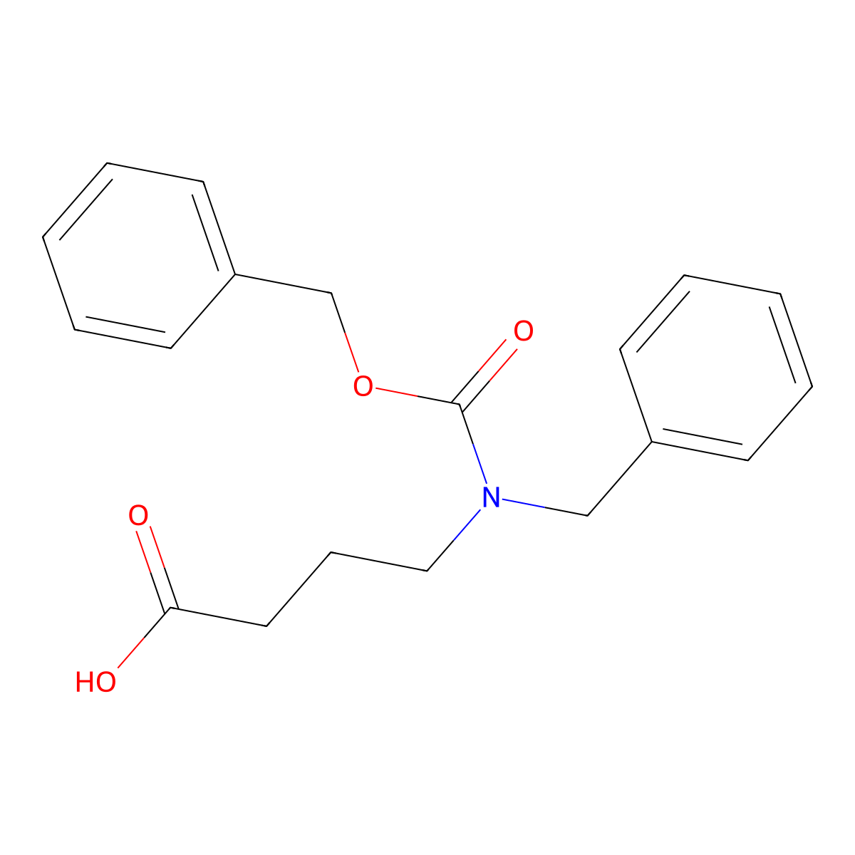 4-{Benzyl[(benzyloxy)carbonyl]amino}butanoic acid molecular structure, CAS 2680803-23-8