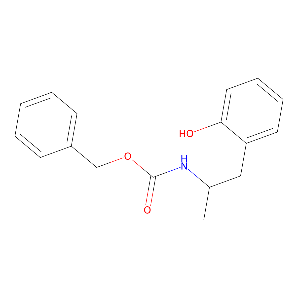 benzyl N-[1-(2-hydroxyphenyl)propan-2-yl]carbamate molecular structure, CAS 2680807-72-9
