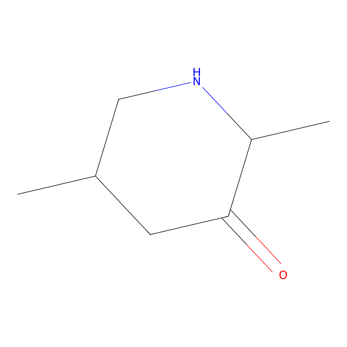 2,5-Dimethylpiperidin-3-one molecular structure, CAS 2680810-22-2