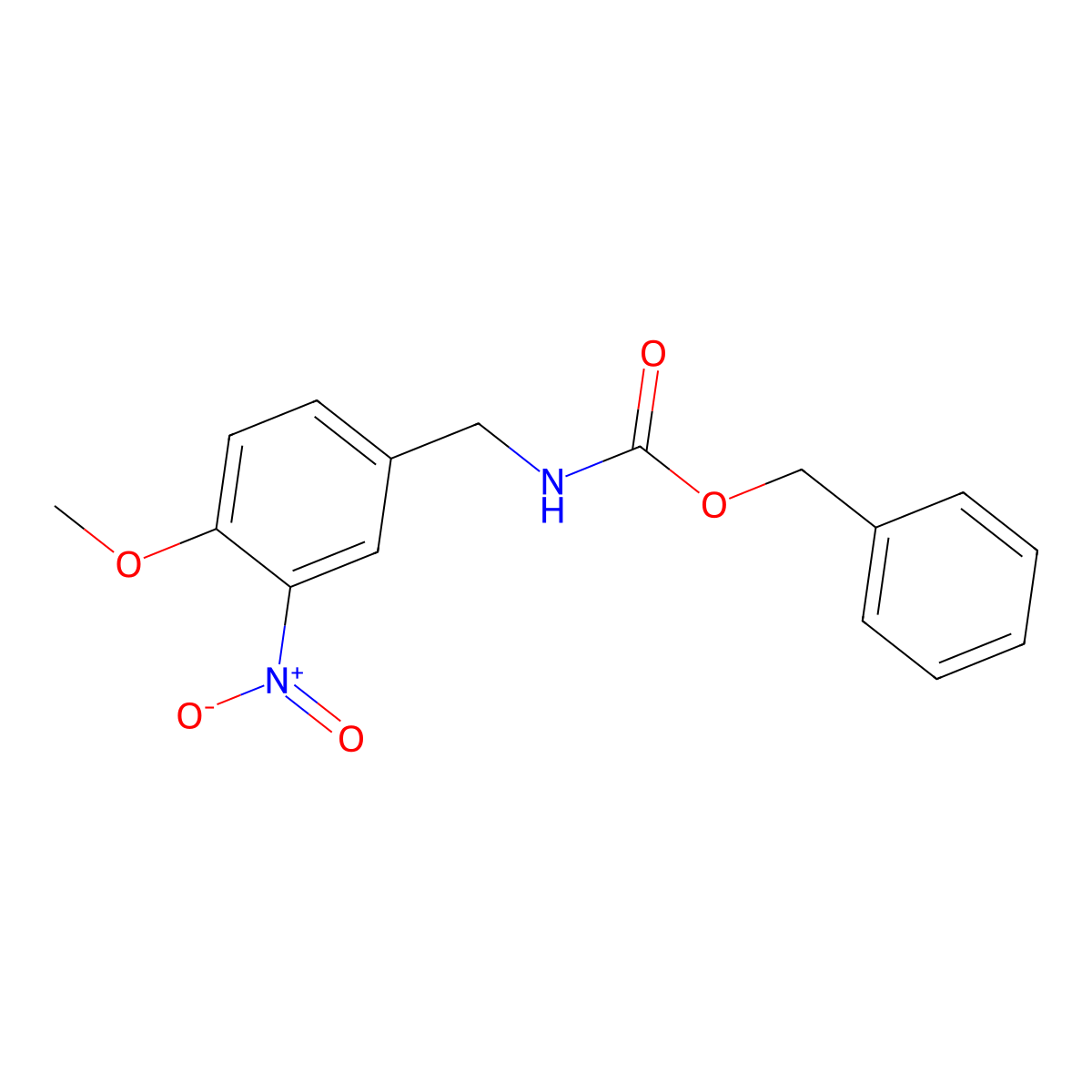 benzyl N-[(4-methoxy-3-nitrophenyl)methyl]carbamate molecular structure, CAS 2680813-75-4