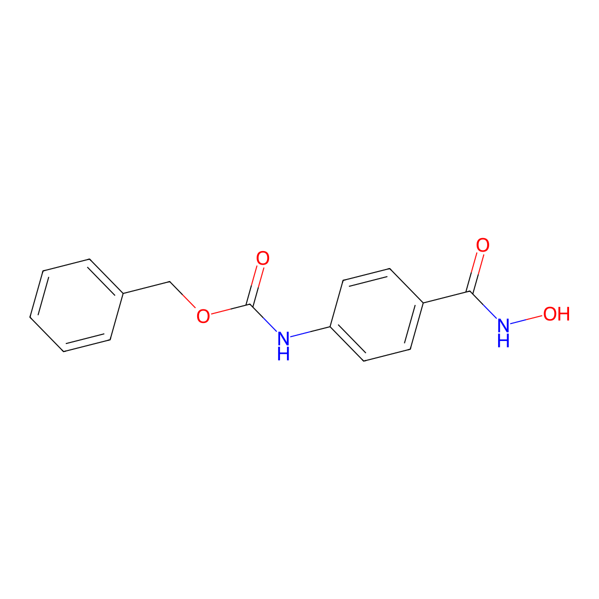 benzyl N-[4-(hydroxycarbamoyl)phenyl]carbamate molecular structure, CAS 2680814-41-7
