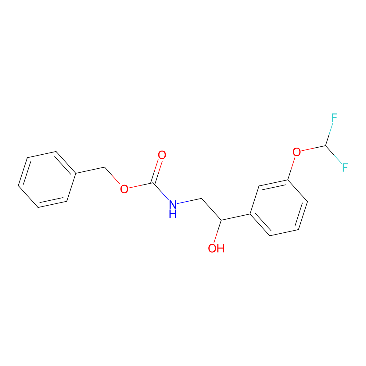 benzyl N-{2-[3-(difluoromethoxy)phenyl]-2-hydroxyethyl}carbamate molecular structure, CAS 2680820-03-3