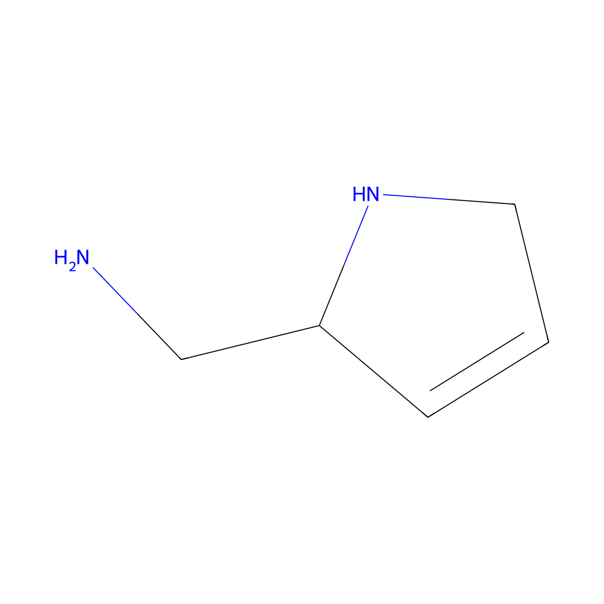 (2,5-dihydro-1H-pyrrol-2-yl)methanamine molecular structure, CAS 2680821-37-6