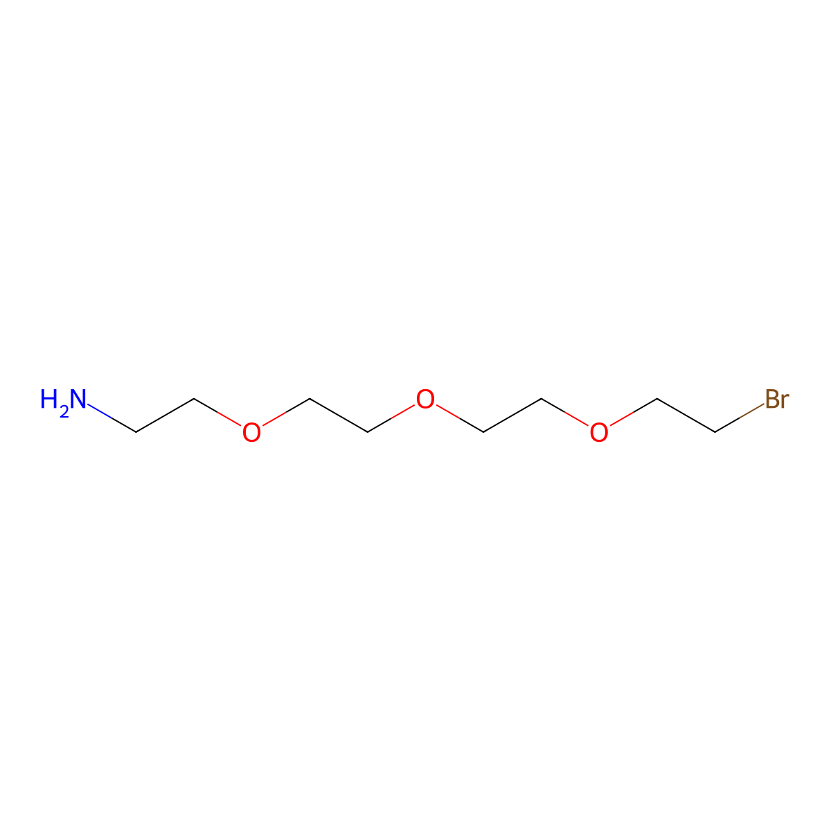 Bromo-PEG3-Amine, HCl salt molecular structure, CAS 2680821-50-3