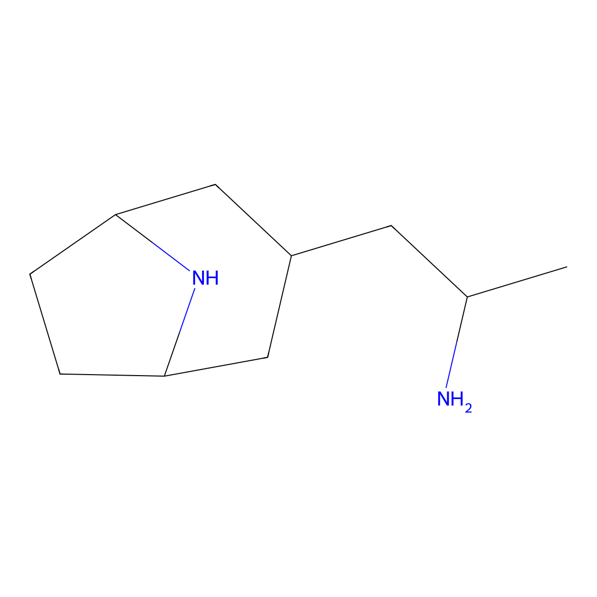1-{8-Azabicyclo[3.2.1]octan-3-yl}propan-2-amine molecular structure, CAS 2680824-61-5
