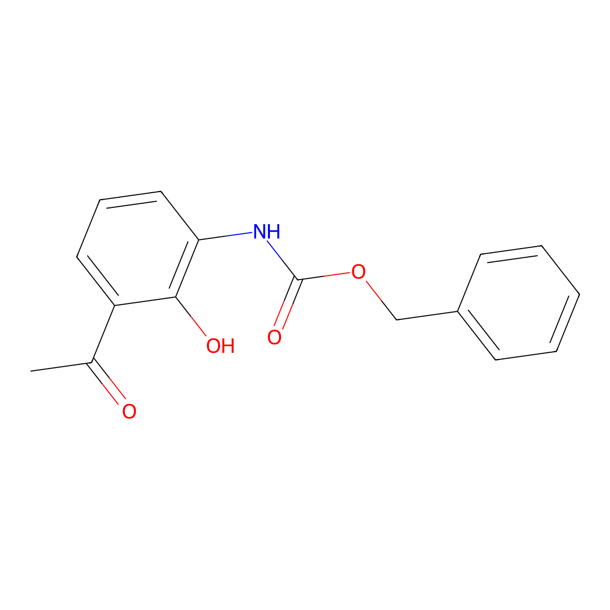benzyl N-(3-acetyl-2-hydroxyphenyl)carbamate molecular structure, CAS 2680827-59-0