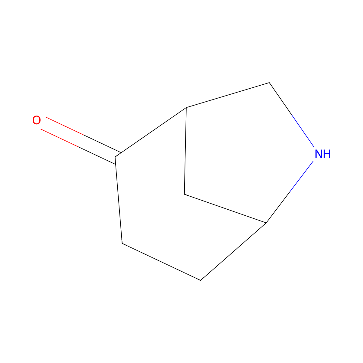 6-Azabicyclo[3.2.1]octan-2-one molecular structure, CAS 2680828-11-7