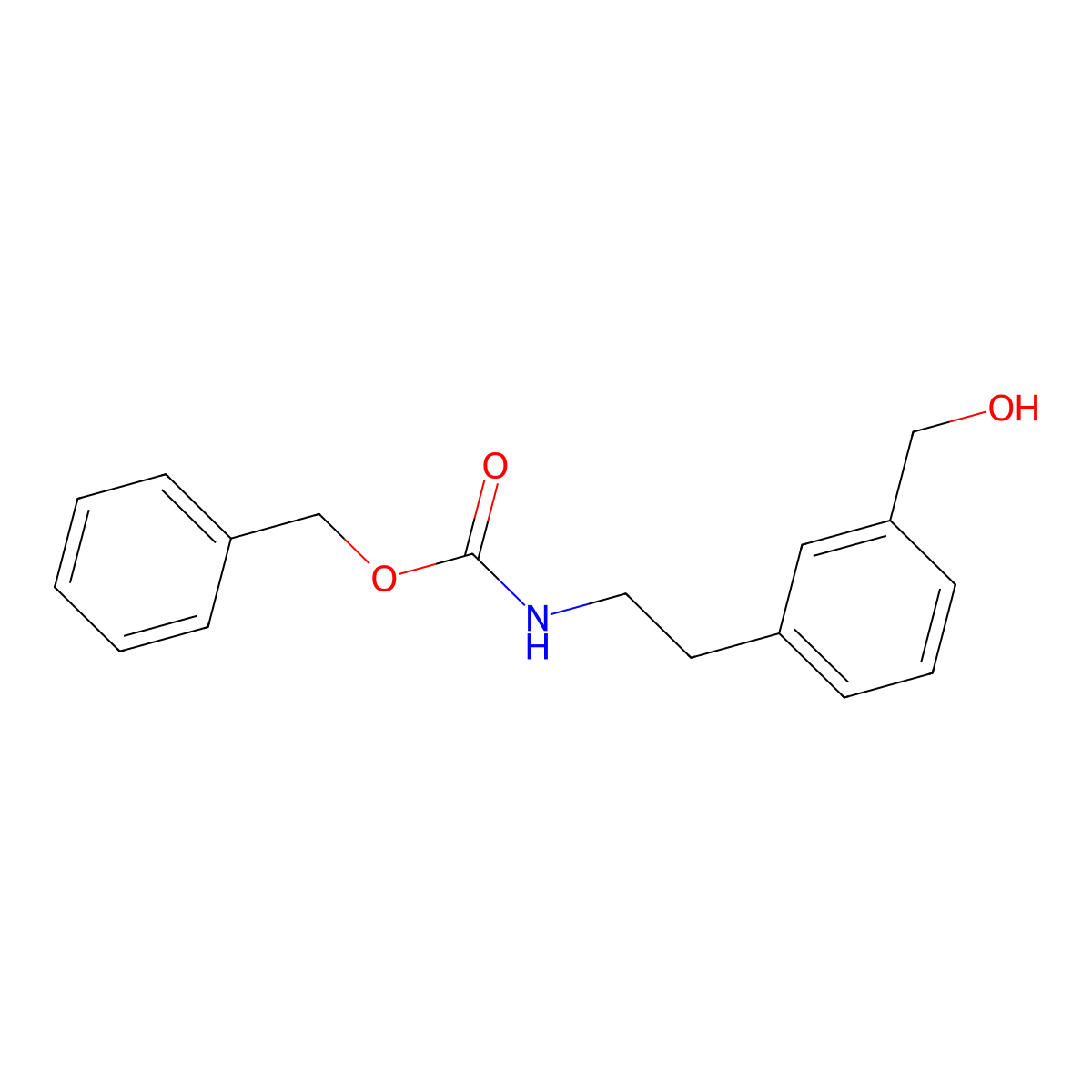benzyl N-{2-[3-(hydroxymethyl)phenyl]ethyl}carbamate molecular structure, CAS 2680828-98-0