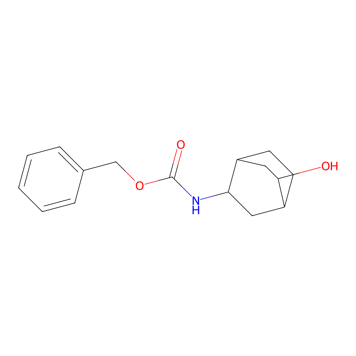 benzyl N-{5-hydroxybicyclo[2.2.2]octan-2-yl}carbamate molecular structure, CAS 2680831-50-7