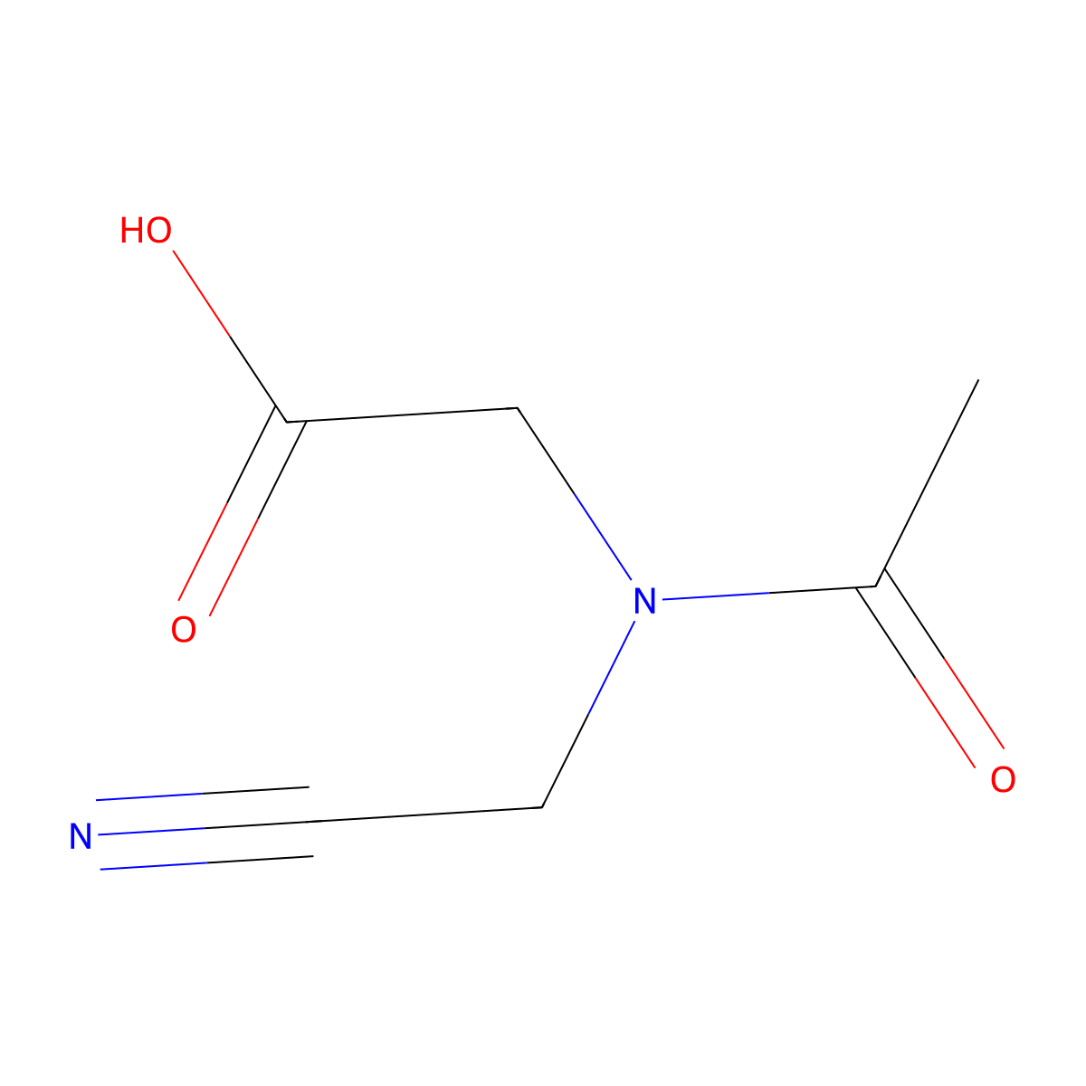 2-[N-(cyanomethyl)acetamido]acetic acid molecular structure, CAS 2680831-52-9