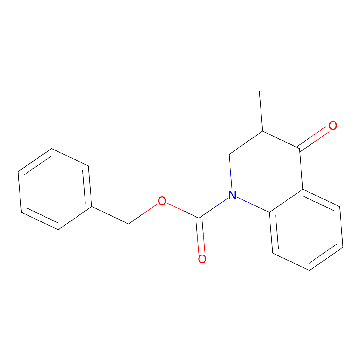 Benzyl 3-methyl-4-oxo-1,2,3,4-tetrahydroquinoline-1-carboxylate molecular structure, CAS 2680834-84-6