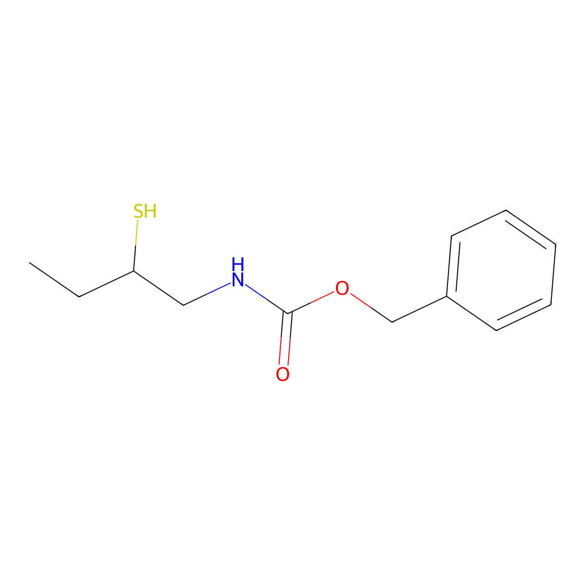 benzyl N-(2-sulfanylbutyl)carbamate molecular structure, CAS 2680847-52-1