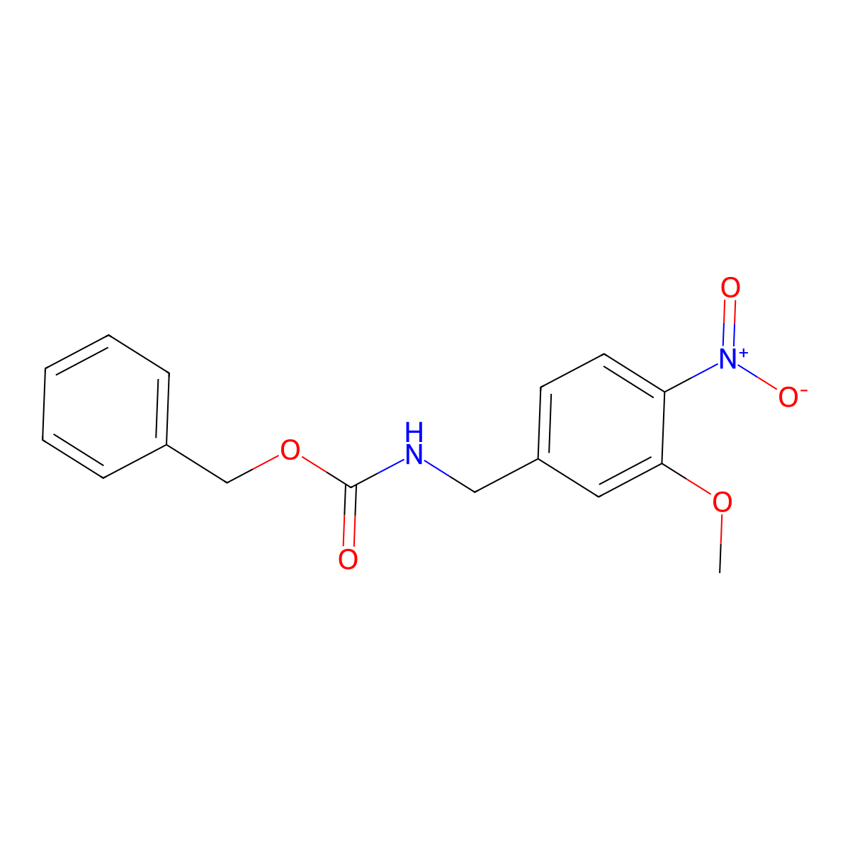 benzyl N-[(3-methoxy-4-nitrophenyl)methyl]carbamate molecular structure, CAS 2680849-33-4