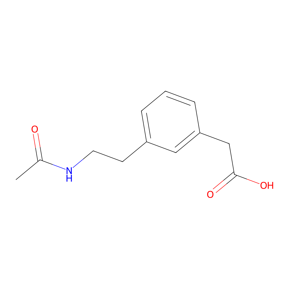 2-[3-(2-Acetamidoethyl)phenyl]acetic acid molecular structure, CAS 2680849-95-8