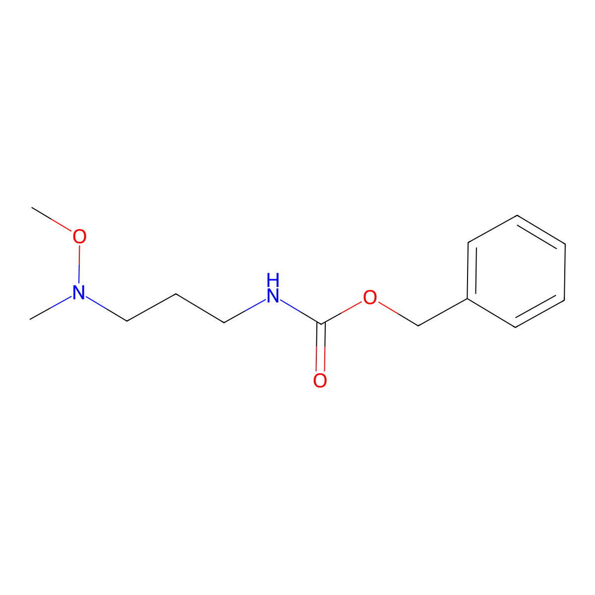 benzyl N-{3-[methoxy(methyl)amino]propyl}carbamate molecular structure, CAS 2680852-04-2