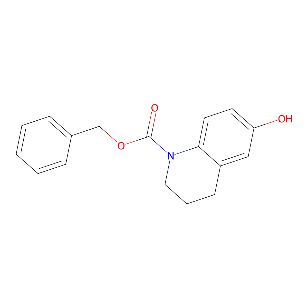 Benzyl 6-hydroxy-1,2,3,4-tetrahydroquinoline-1-carboxylate molecular structure, CAS 2680853-57-8